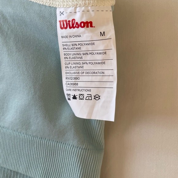 Wilson Light Blue Ribbed Tank Top - Picture 5 of 5